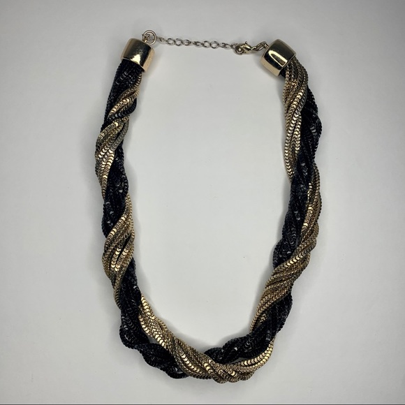 Black and Gold necklace - Picture 1 of 1